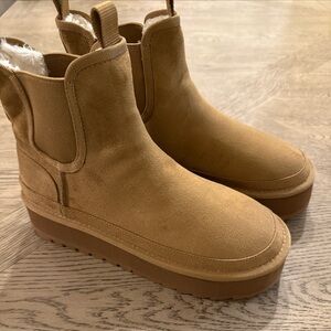 New Women’s Bacia Platform Boots with Faux Fur Interior Winter Shoes